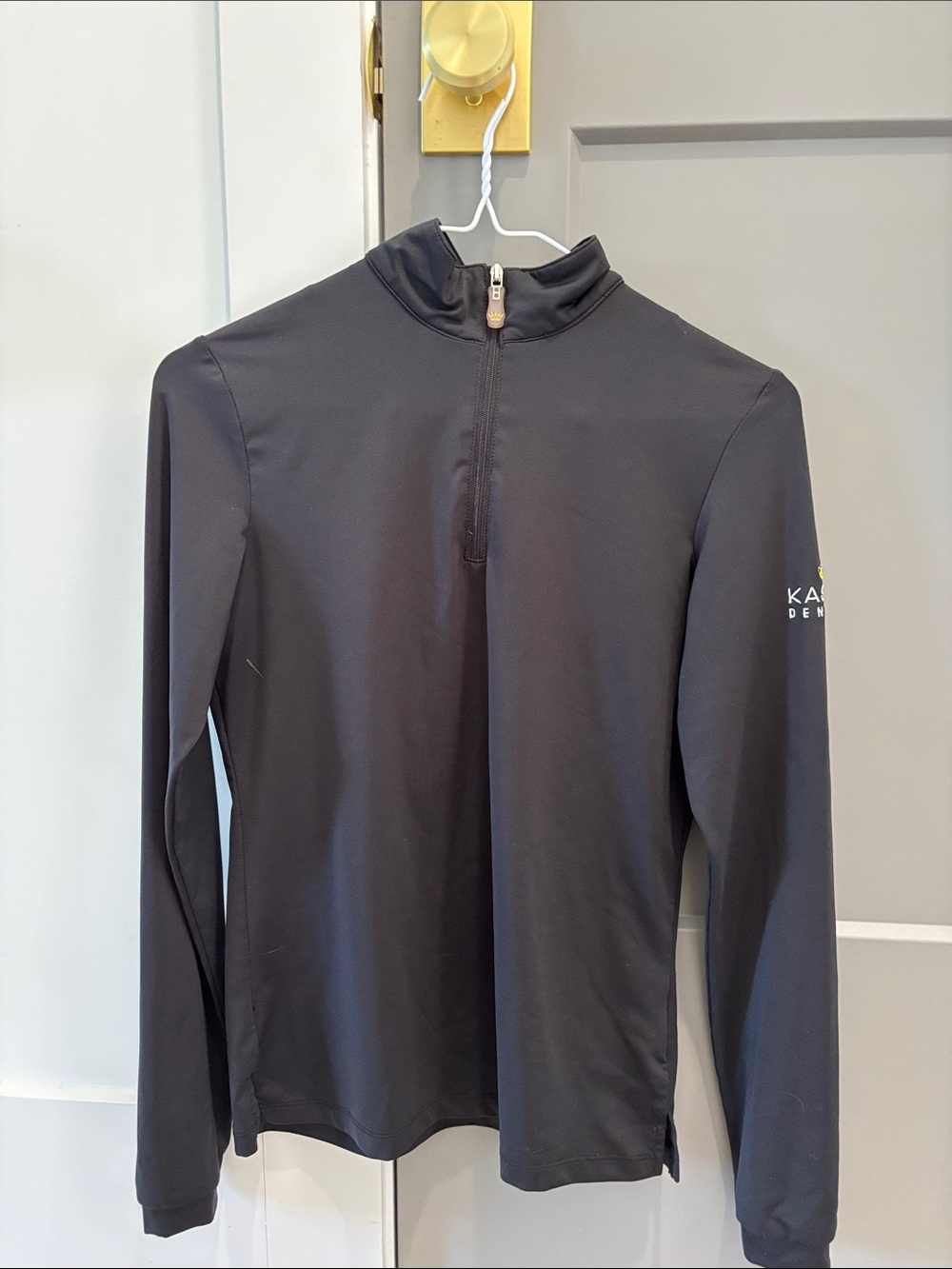 Women’s Black Half-Zip Performance Top